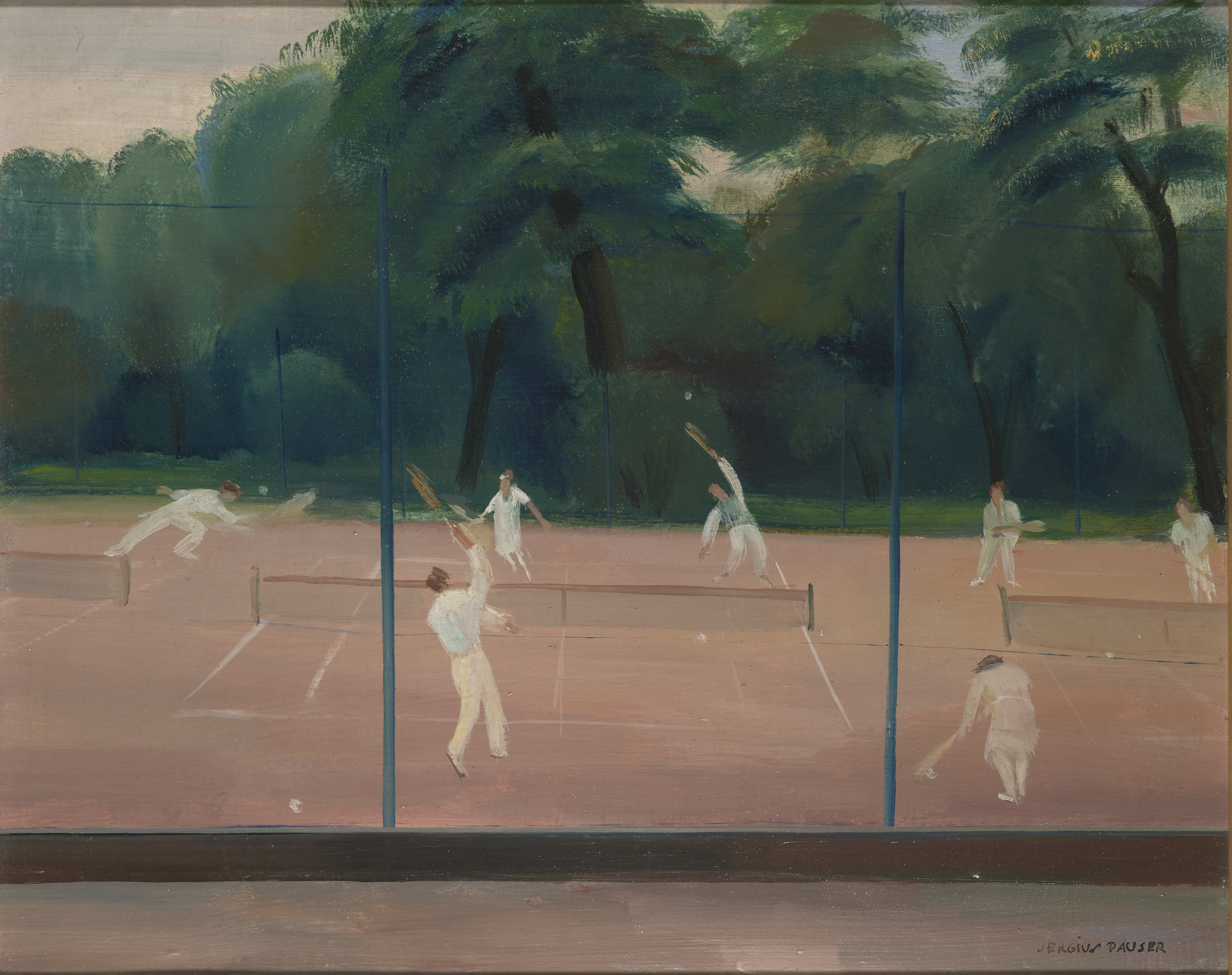 Tennisplätze, Sergius Pauser